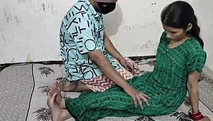 horny indian couple jija and sali enjoy rough sex on new year's night