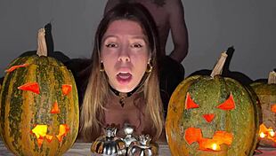 Halloween Squirt Challenge! Hold Back That Cum!