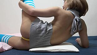 Ayame Nogi Shows Off Asian Webcam Skills With Dildo Workout Action