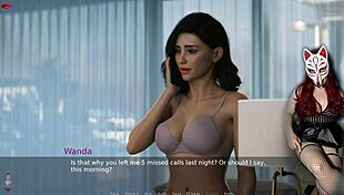 Ms Denvers Seduces Stepsister In Fishnets For Sex