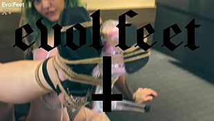 Time For Intense Bondage And Foot Worship Session