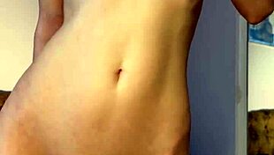 Cute Petite Teen 18+ Teases With Striptease And Masturbation