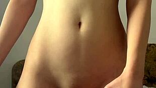 pussy rubbing leads to orgasm for maiskii, using toys and dildos in this homemade college scene