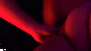 Bbw gets her feet worshipped and pussy licked in casual foreplay