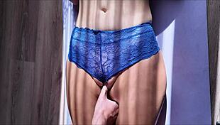 Tight Young 18+ Pussy In Oil Gets Massage And Big Cock Fucking