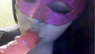 Bbw Plays With Toy And Sucks Big Tits