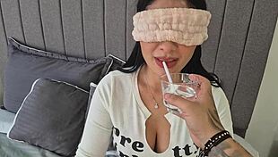 Colombian influencer gets horny when she puts my cock in her mouth