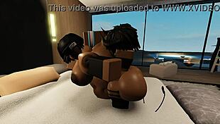 Intense Breeding Session Between Incubus and Succubus in Crossdressing Fantasy with Shemale Elements.