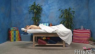 Relaxing massage session