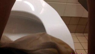 Follow me into bathroom for extra dirty cotton panty fun