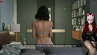 Ms Denvers Seduces Stepsister In Fishnets For Sex