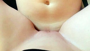 Real lesbian friend comes over to grind and scissor our wet pussies in pov