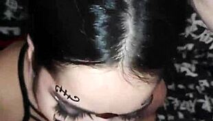 वेलिंगटन प्राडो को नस वाली बड़ी लंड पर डीप ब्लोजॉब चेहरे पर कम - रेड पर फुल