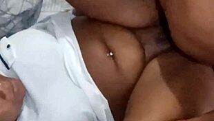 Curvy BBW in lingerie moans loud taking it deep in ass