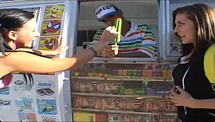 Pretty brunette Gracie Glam licked and fingered before getting fucked hard