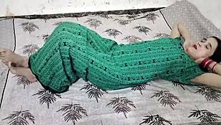 horny indian couple jija and sali enjoy rough sex on new year's night