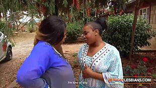 african milf lesbians make out in public during house party