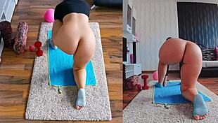 Naughty Naked Workout - Dual Cam Edition, Watch If You Dare!