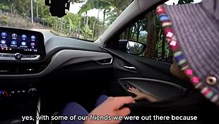 young camila henao leads hidden life, ends up in car with jean paul for rough sex part 1.