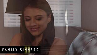 gia derza shows pussy to lucas frost for mall ride persuasion