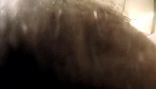 BBW MILF flashes big boobs in mall shop, upskirt riding cock POV