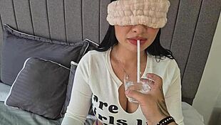 Colombian influencer gets horny when she puts my cock in her mouth