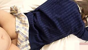 uncensored japanese 18-year-old beauty in solo uniform cosplay fun 😊