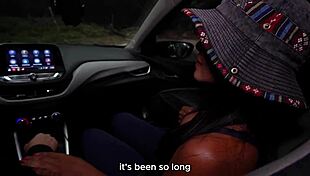 young camila henao leads hidden life, ends up in car with jean paul for rough sex part 1.