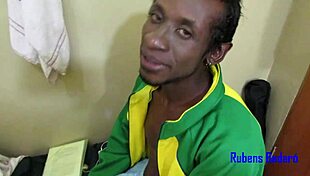 Ariella Ferraz feels intense emotions in Brazilian gangbang backroom