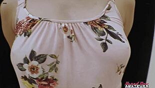 Skinny ginger luna parish deepthroats cock and gets pussy fucked