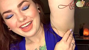 Girlfriend Shocks with Grown-Out Armpit Hair for Wild Fetish Play