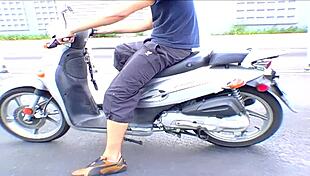 Renna Ryann Boldly Rides Big Cock in POV with Stockings and Heels