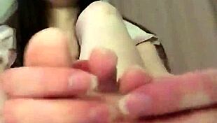 russian girl plays with dildo and talks dirty about anal 😈