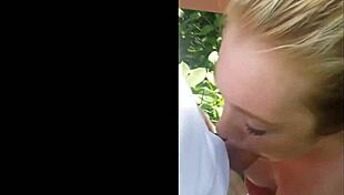 Cute Tinder Girl Outdoor Blowjob With Friend