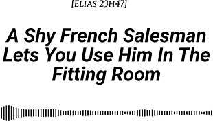 use the shy french salesman