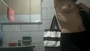 perfect body masturbate hidden bathroom