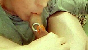 julia porn loves to do autofellatio and cum in her own mouth awsome hot self-sucking