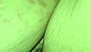 Milf foot fucks in camping tent!