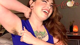 Girlfriend Shocks with Grown-Out Armpit Hair for Wild Fetish Play