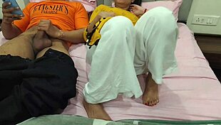 Oh no! Hot stepsister catches me masturbating and punishes me roughly!