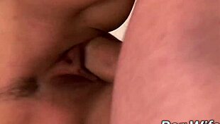 Blonde wife Daisy Layne gets slammed hard in front of cuck husband!