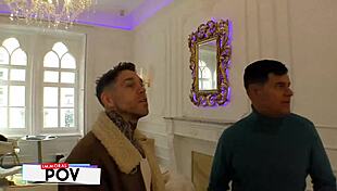 Dean fucks her big pussy cowgirl style with those natural tits bouncing! 😏