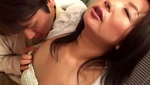 Naughty babe with hairy pussy fucks dildo and masturbates 😈