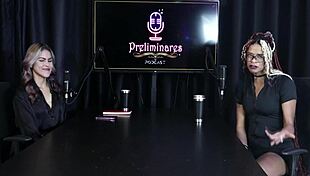 Naomi Campos in Sheer Red Lingerie