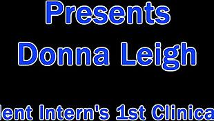 Dr Tampa examines student intern Donna Leigh spreading