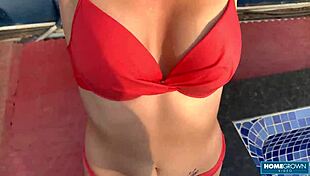 feeling so horny riding lolipop's natural tits in afternoon sex