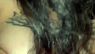 Chubby bbw polishes my black cock 😏