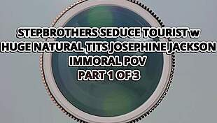 Dean fucks her big pussy cowgirl style with those natural tits bouncing! 😏