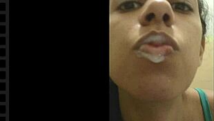 He provoked the latina housewife and got her flashing ass in lingerie 😏