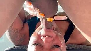 Sucking Dick In Braids Compilation With Deepthroat And Gagging